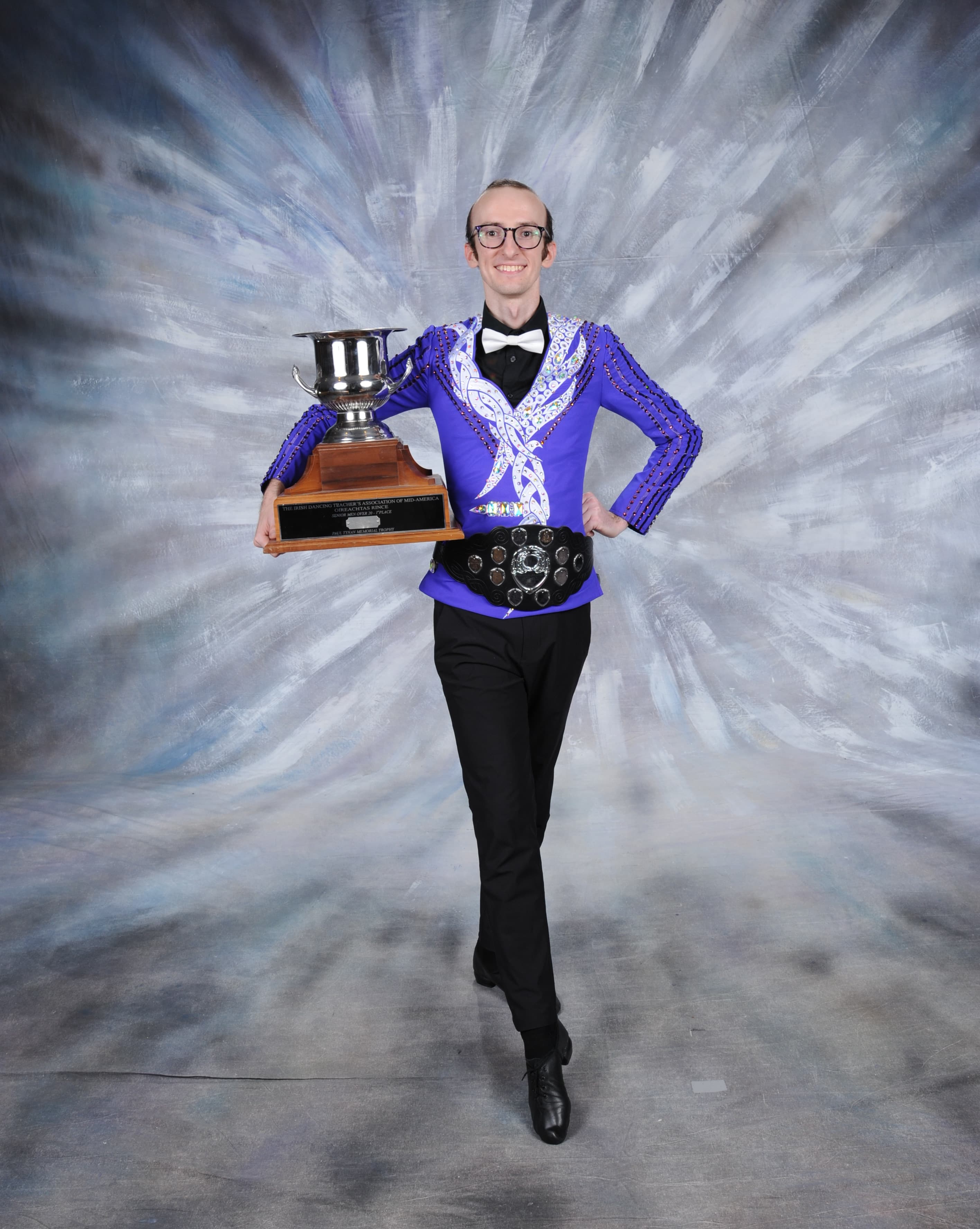 Photo of Brandon as the Mid America Oireachtas senior men champion in 2022.